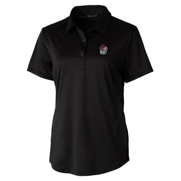 Women's Cutter & Buck Black Georgia Bulldogs Prospect Polo