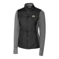 thumbnail image 1 of Women's Cutter & Buck Black Green Bay Packers Stealth Full-Zip Jacket, 1 of 1