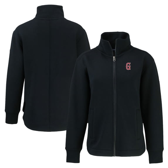 Women's Cutter & Buck Black Greenville Drive Roam Eco Recycled Full-Zip Jacket