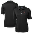 thumbnail image 1 of Women's Cutter & Buck Black Indianapolis Indians Virtue DryTec Eco Pique Recycled Polo, 1 of 3