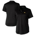 thumbnail image 1 of Women's Cutter & Buck Black Iowa Hawkeyes Prospect Textured Stretch Polo, 1 of 3