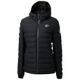 thumbnail image 1 of Women's Cutter & Buck Black Kansas City Chiefs Mission Ridge Repreve Full-Zip Puffer Jacket, 1 of 1