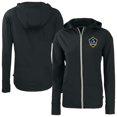 thumbnail image 1 of Women's-Cutter & Buck  Black LA Galaxy Daybreak Eco Recycled Full-Zip Hoodie, 1 of 3