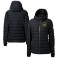 thumbnail image 1 of Women's-Cutter & Buck  Black LAFC Mission Ridge Repreve Eco Insulated Hooded Puffer Jacket, 1 of 3