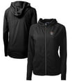 thumbnail image 1 of Women's Cutter & Buck Black LSU Tigers Adapt Eco Knit Hybrid Recycled Full-Zip Hoodie, 1 of 3