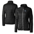 thumbnail image 1 of Women's Cutter & Buck Black Lehigh Valley IronPigs Rainier Primaloft Eco Full-Zip Jacket, 1 of 3
