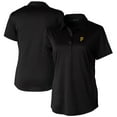 thumbnail image 1 of Women's Cutter & Buck Black Pittsburgh Pirates Prospect Textured Stretch Polo, 1 of 3