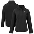 thumbnail image 1 of Women's Cutter & Buck  Black Pittsburgh Steelers Hunts Point Eco Half-Snap Sweatshirt, 1 of 3