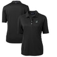 thumbnail image 1 of Women's Cutter & Buck Black Portland State Vikings Team Virtue Eco Pique Recycled Polo, 1 of 3