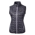 thumbnail image 1 of Women's Cutter & Buck Black Purdue Boilermakers Eco Full-Zip Puffer Vest, 1 of 1
