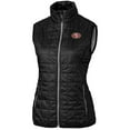 thumbnail image 1 of Women's Cutter & Buck Black San Francisco 49ers Rainier PrimaLoft Eco Full-Zip Vest, 1 of 1