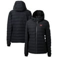 thumbnail image 1 of Women's Cutter & Buck Black San Francisco 49ers Throwback Logo Mission Ridge Repreve Puffer Full-Zip Jacket, 1 of 3