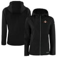 thumbnail image 1 of Women's Cutter & Buck Black San Francisco Giants Evoke Eco Softshell Recycled Full-Zip Jacket, 1 of 3