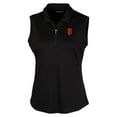 thumbnail image 1 of Women's Cutter & Buck Black San Francisco Giants Forge Sleeveless Polo, 1 of 1