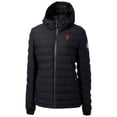 thumbnail image 1 of Women's Cutter & Buck Black San Francisco Giants Mission Ridge Repreve Puffer Full-Zip Jacket, 1 of 1