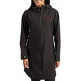thumbnail image 1 of Women's Cutter & Buck Black Santa Clara Broncos Camano Everyday Stretch Recycled Full-Zip Water-Resistant Jacket, 1 of 2