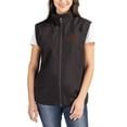 thumbnail image 1 of Women's Cutter & Buck Black Santa Clara Broncos Charter Eco Recycled Full-Zip Vest, 1 of 2
