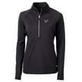 thumbnail image 1 of Women's Cutter & Buck Black South Florida Bulls Adapt Eco Knit Half-Zip Pullover Jacket, 1 of 1