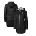 thumbnail image 1 of Women's Cutter & Buck Black Southeastern Louisiana Lions Rainier Primaloft Eco Hooded Long Coat, 1 of 3