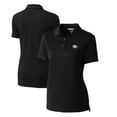 thumbnail image 1 of Women's Cutter & Buck Black TCU Horned Frogs Advantage Tri-Blend Pique Polo, 1 of 3