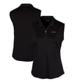 thumbnail image 1 of Women's Cutter & Buck Black Texas Tech Red Raiders Forge Stretch Sleeveless Polo, 1 of 3