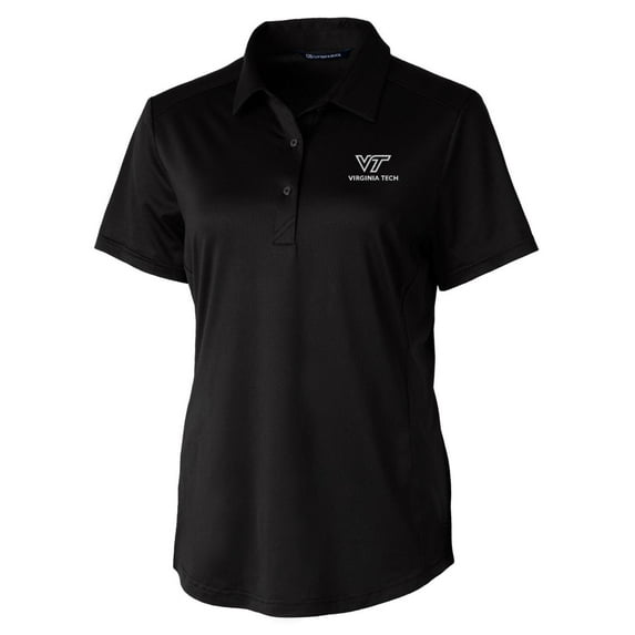 Women's Cutter & Buck Black Virginia Tech Hokies Prospect Polo