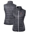 thumbnail image 1 of Women's Cutter & Buck Black Washington State Cougars Camouflage Vault Rainier PrimaLoft Eco Full-Zip Vest, 1 of 3