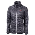 thumbnail image 1 of Women's Cutter & Buck Black Washington State Cougars Eco Full-Zip Puffer Jacket, 1 of 1