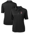 thumbnail image 1 of Women's Cutter & Buck Black Washington State Cougars Team Virtue Eco Pique Recycled Polo, 1 of 3