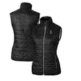 thumbnail image 1 of Women's Cutter & Buck Black Wichita State Shockers Vault Rainier PrimaLoft Eco Full-Zip Puffer Vest, 1 of 3
