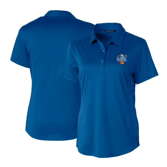Women's Cutter & Buck Blue Arnold Palmer Invitational Prospect Textured Stretch Polo