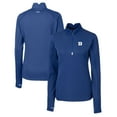 thumbnail image 1 of Women's Cutter & Buck  Blue Duke Blue Devils Traverse Stretch Eco Quarter-Zip Top, 1 of 3