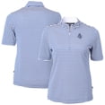 thumbnail image 1 of Women's Cutter & Buck Blue Hartford Yard Goats Virtue DryTec Eco Pique Stripe Recycled Top, 1 of 3