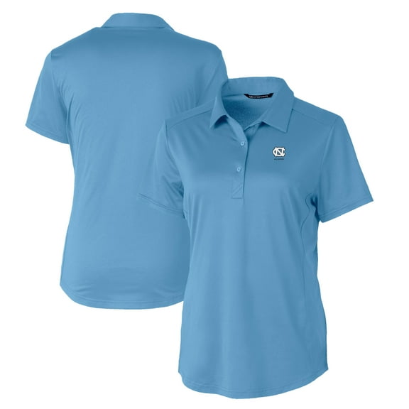 Women's Cutter & Buck Carolina Blue North Carolina Tar Heels Alumni DryTec Prospect Textured Stretch Polo