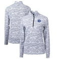 thumbnail image 1 of Women's Cutter & Buck Charcoal Air Force Falcons Traverse Camo Print Stretch Quarter-Zip Pullover Top, 1 of 3