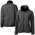 thumbnail image 1 of Women's Cutter & Buck Charcoal Carolina Panthers  Cascade Eco Sherpa Fleece Full-Zip Jacket, 1 of 3
