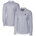thumbnail image 1 of Women's Cutter & Buck  Charcoal Florida Gators Swinging Gator Stretch Oxford Long Sleeve Button-Up Shirt, 1 of 3