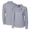 thumbnail image 1 of Women's Cutter & Buck Charcoal Frisco RoughRiders Stretch Oxford Long Sleeve Tri-Blend Button-Up Dress Shirt, 1 of 3