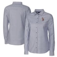 thumbnail image 1 of Women's Cutter & Buck  Charcoal Minnesota Golden Gophers Vault Stretch Oxford Long Sleeve Tri-Blend Button-Up Dress, 1 of 3