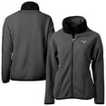 thumbnail image 1 of Women's Cutter & Buck Charcoal Philadelphia Eagles Throwback Cascade Eco Sherpa Fleece Full-Zip Jacket, 1 of 3