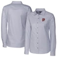 thumbnail image 1 of Women's Cutter & Buck  Charcoal Portland Sea Dogs Stretch Oxford Stripe Long Sleeve Button-Up Dress Shirt, 1 of 3