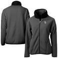 thumbnail image 1 of Women's Cutter & Buck Charcoal San Diego Padres Cascade Eco Sherpa Fleece Full-Zip Jacket, 1 of 3