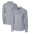 Women's Cutter & Buck Charcoal Villanova Wildcats Oxford Stretch Long