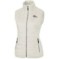 thumbnail image 1 of Women's Cutter & Buck Cream Denver Broncos Rainier PrimaLoft Eco Full-Zip Vest, 1 of 1
