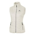 thumbnail image 1 of Women's Cutter & Buck Cream Notre Dame Fighting Irish Rainer Full-Zip Vest, 1 of 1
