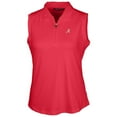thumbnail image 1 of Women's Cutter & Buck Crimson Alabama Crimson Tide Forge Sleeveless Polo, 1 of 1