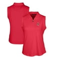thumbnail image 1 of Women's Cutter & Buck Crimson Washington State Cougars Forge Stretch Sleeveless Polo, 1 of 3