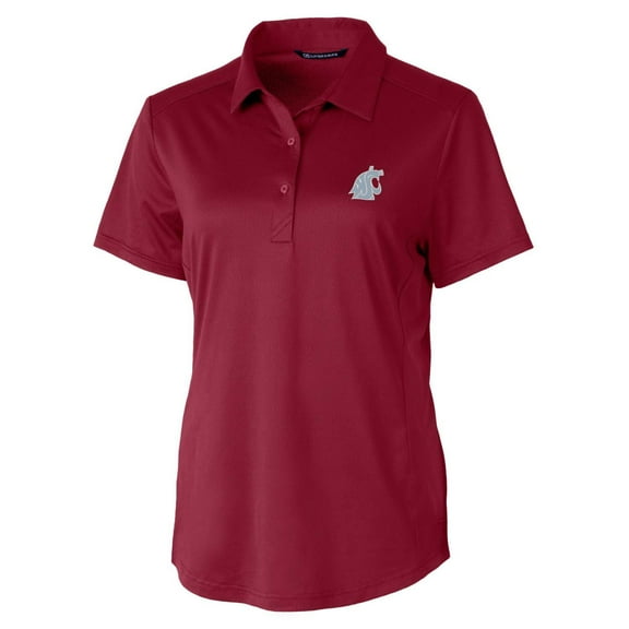 Women's Cutter & Buck Crimson Washington State Cougars Prospect Polo