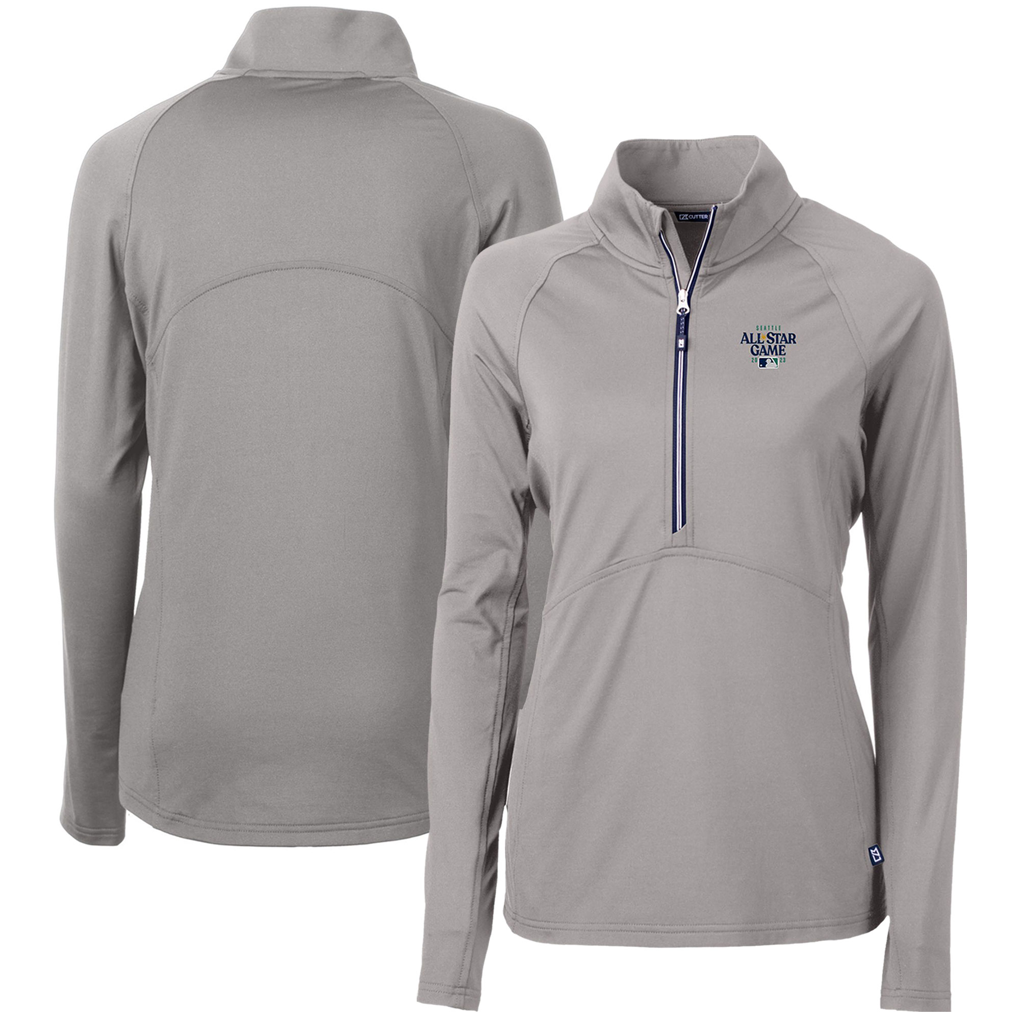 Cutter & Buck Women's Adapt Eco Knit Half Zip Pullover - Recycled Stretch Fleece Top