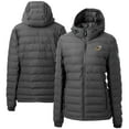 thumbnail image 1 of Women's  Cutter & Buck  Gray Akron RubberDucks Mission Ridge Repreve Puffer Full-Zip Jacket, 1 of 3